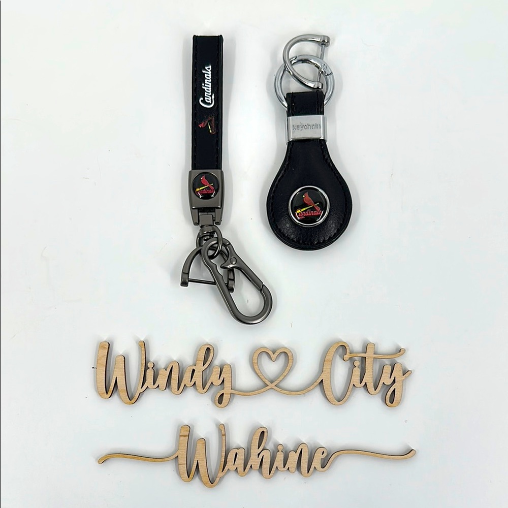 NWT Cardinals Keychain Bundle